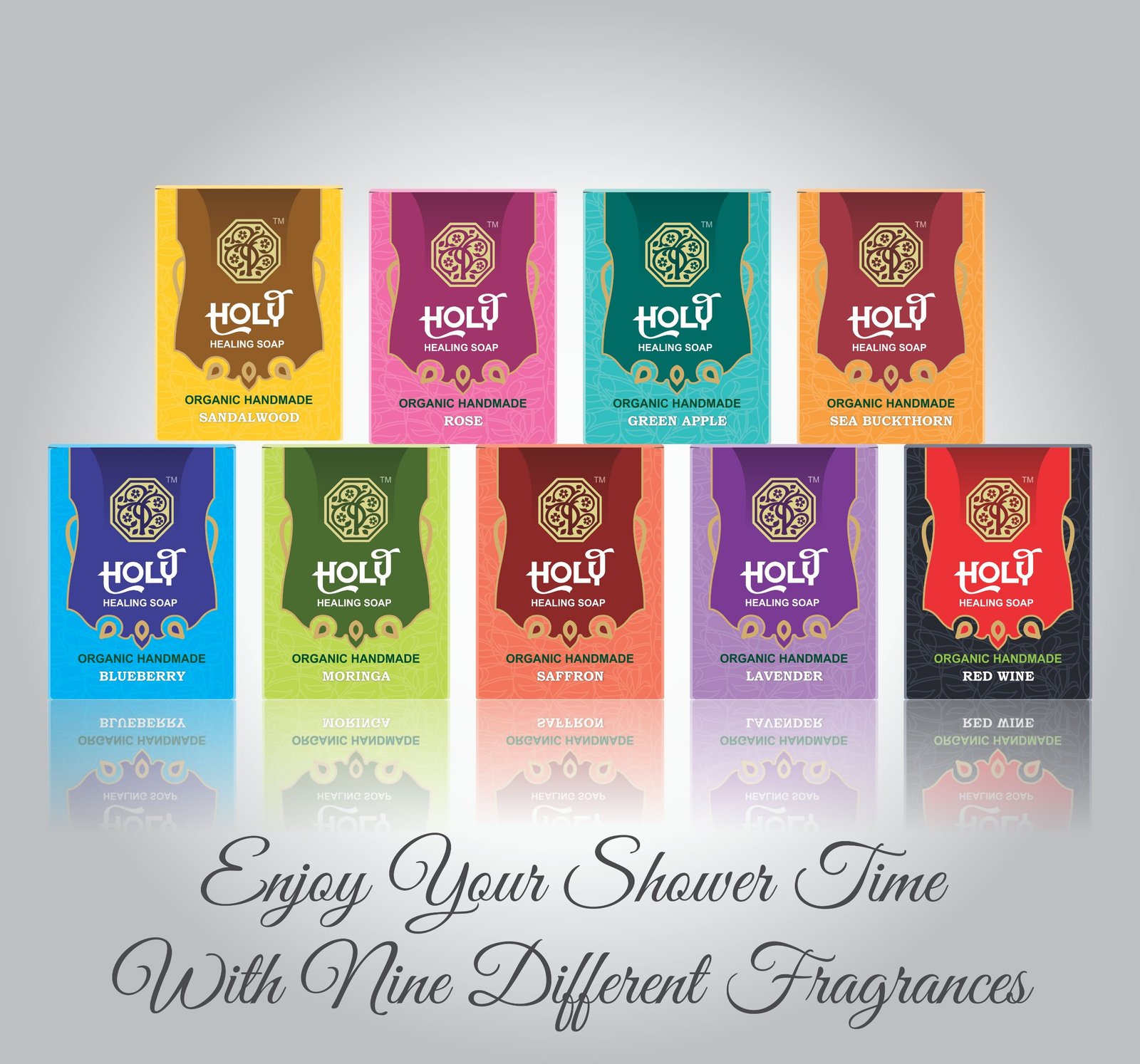 Enjoy Your Shower Time With Nine Different Fragrances
